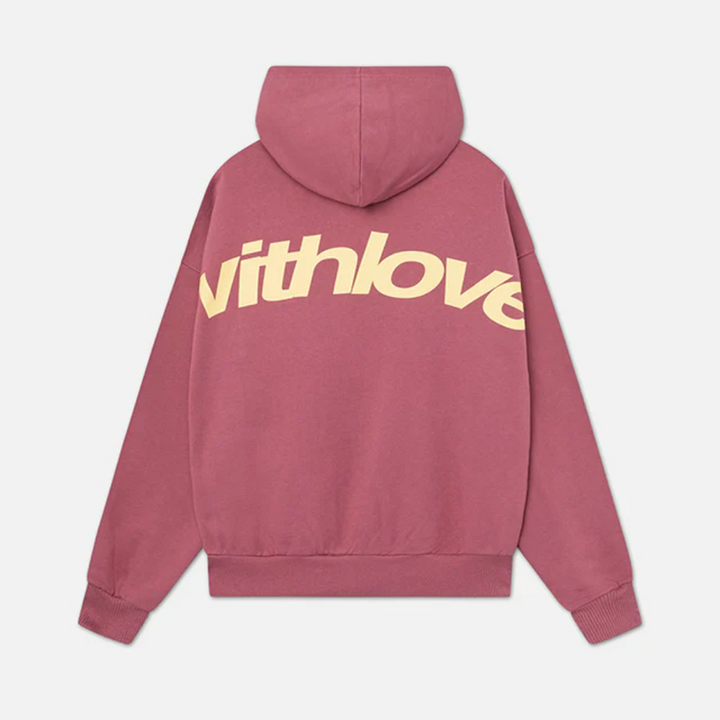 Effortless style: Unisex pullover hoodie paired with jeans, a casual & comfortable everyday outfit.