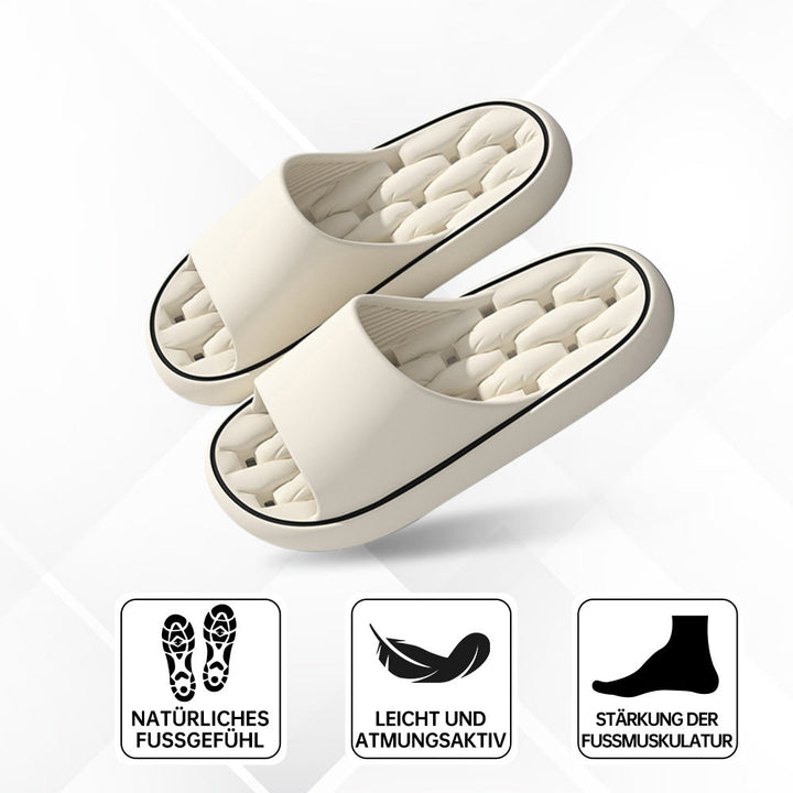 Durable non-slip ergonomic slippers, ultimate comfort for home or garden.