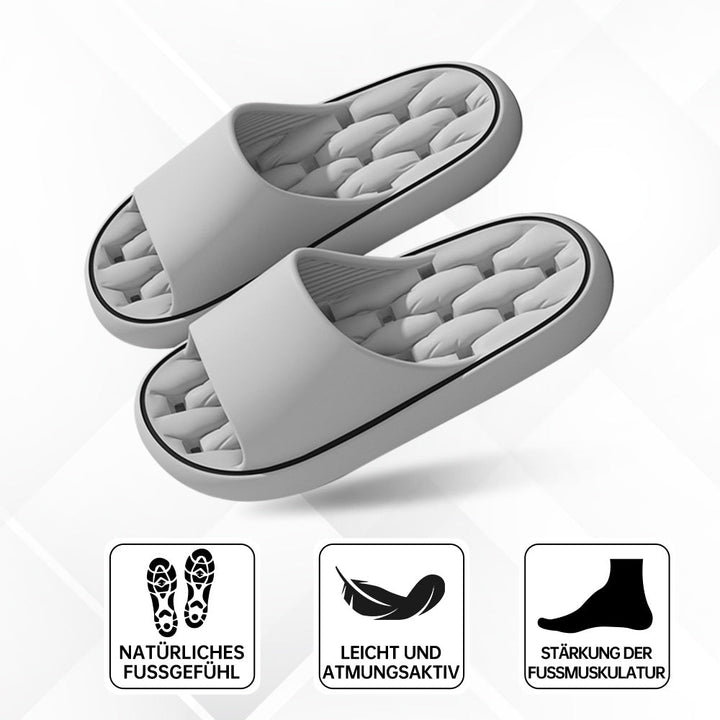 Everyday unisex comfort slippers, quick-drying and soft for optimal foot health.