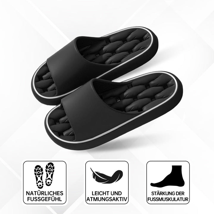 Versatile indoor-outdoor unisex slippers, featuring non-slip and quick-drying design.