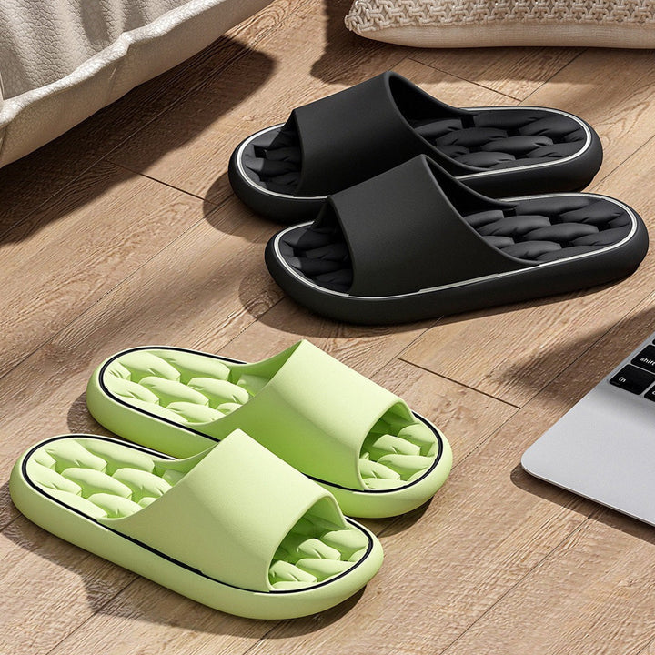 Ergonomic non-slip unisex slippers, quick-drying for all-day comfort.