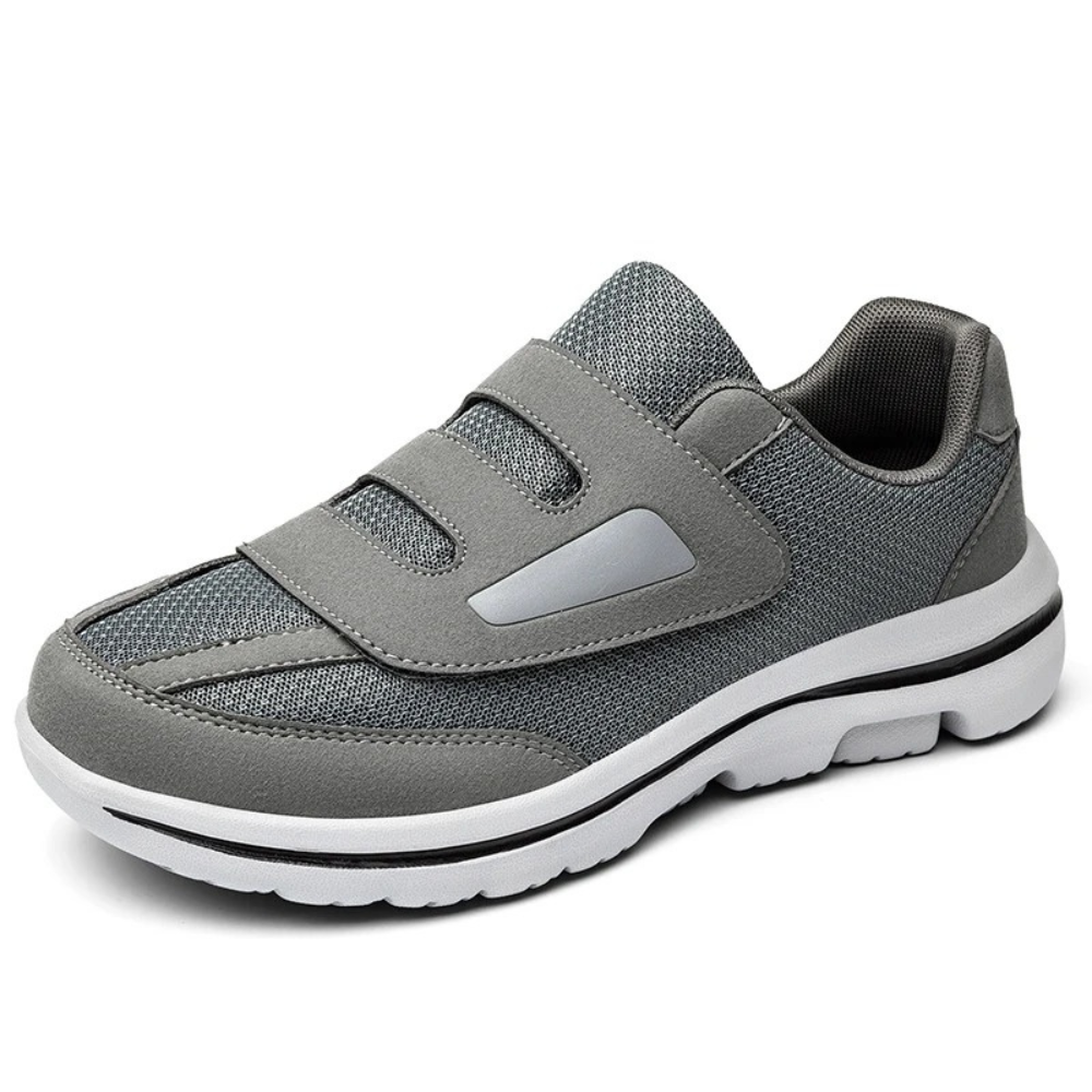 Sensitive feet relief: unisex comfort diabetes shoes with adjustable hook & loop closure.