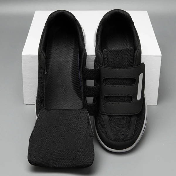 Supportive everyday diabetes footwear for sensitive feet; easy-wear design.