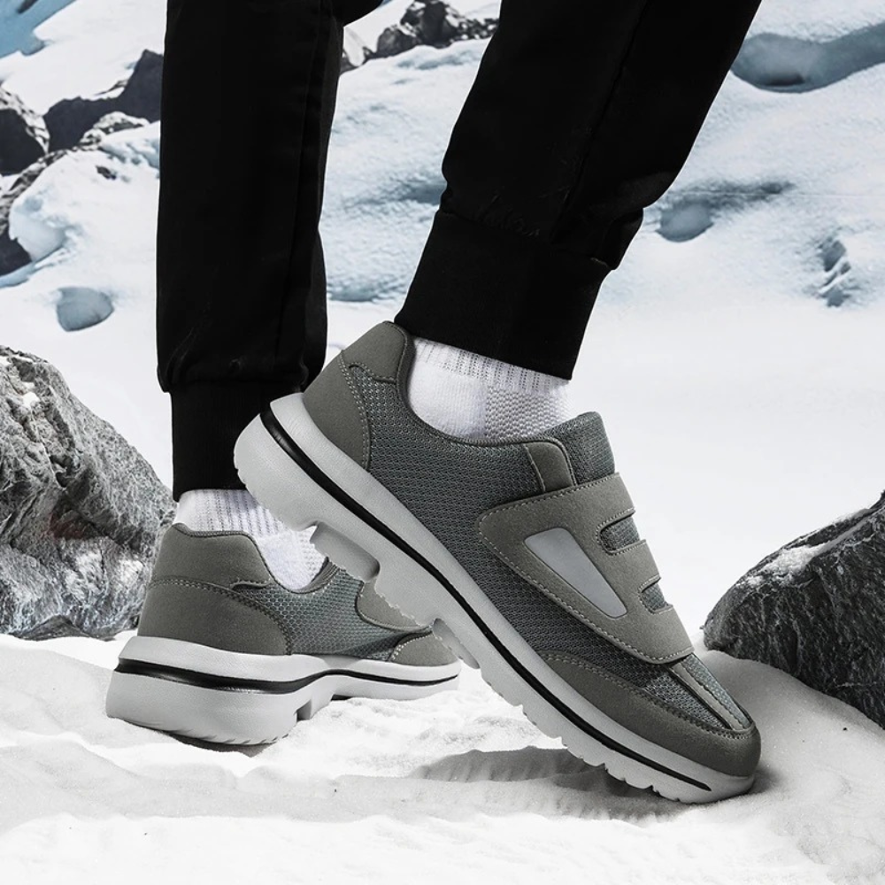 Adjustable unisex shoes for diabetes; provides comfort & support for everyday wear.