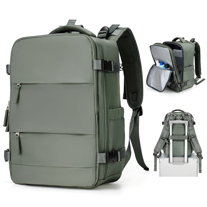 Durable polyester travel backpack, lightweight & compact. Perfect for weekend trips & daily use.