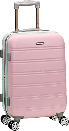 Easy-glide Cotton Candy hardside carry-on spinner. Expandable and light for effortless trips.