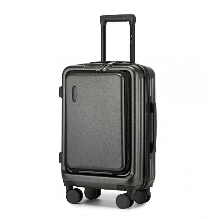 Packing for a vacation? This durable Denver hardshell spinner suitcase offers secure, easy travel luggage.
