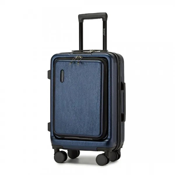 Secure hardshell spinner suitcase by Denver. Durable travel luggage for peace of mind on vacation or business.