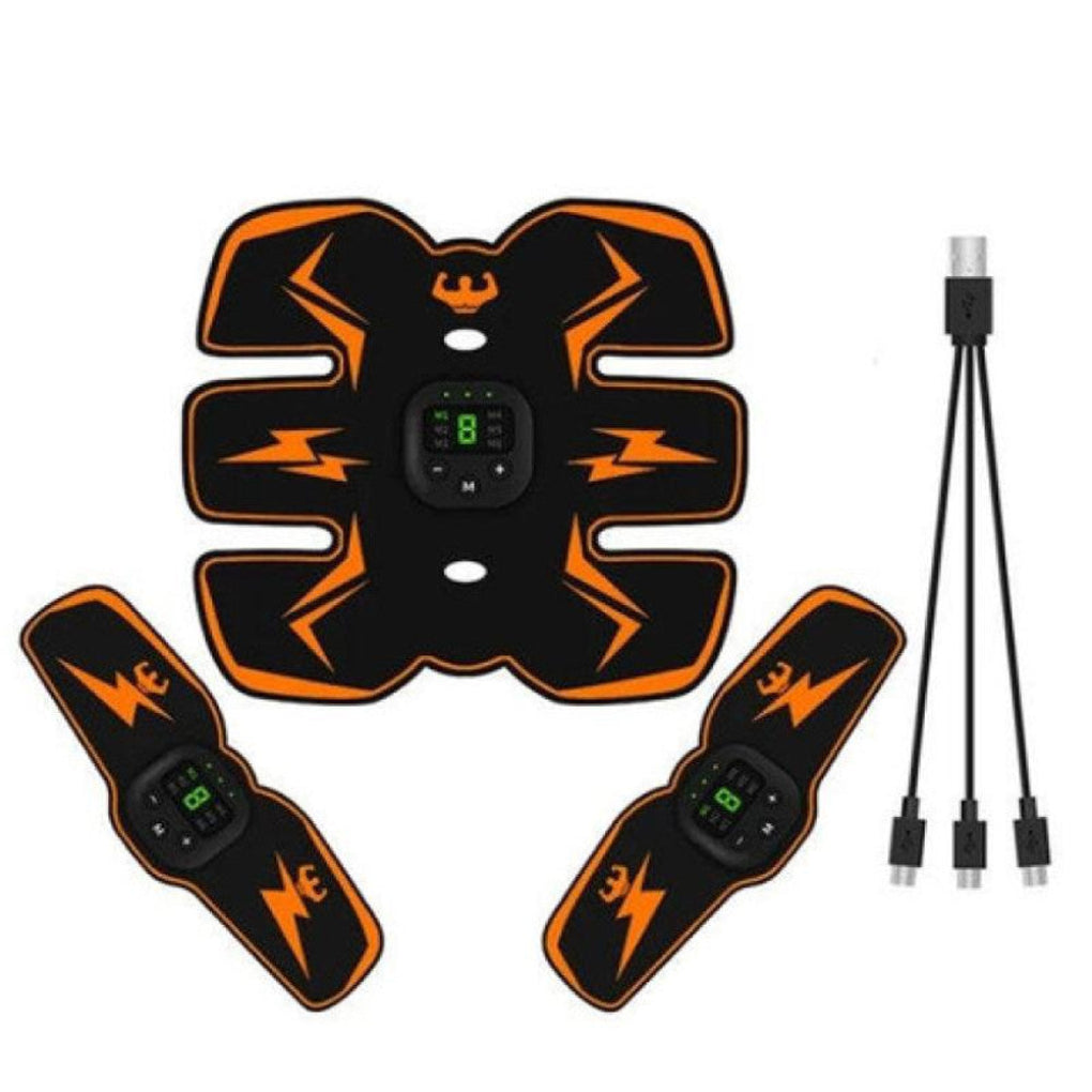 Portable EMS muscle stimulator for full-body toning, fitness, relaxation, and effective home exercise.