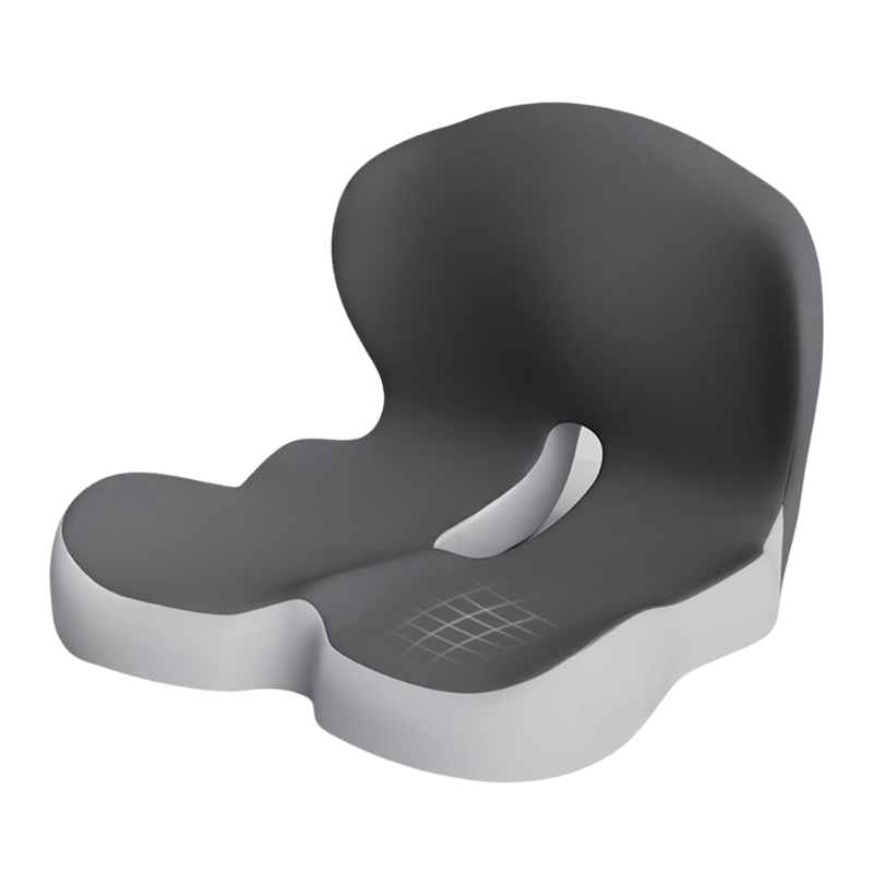 Portable ergonomic memory foam seat cushion. Comfort & support for travel, office, or home use.