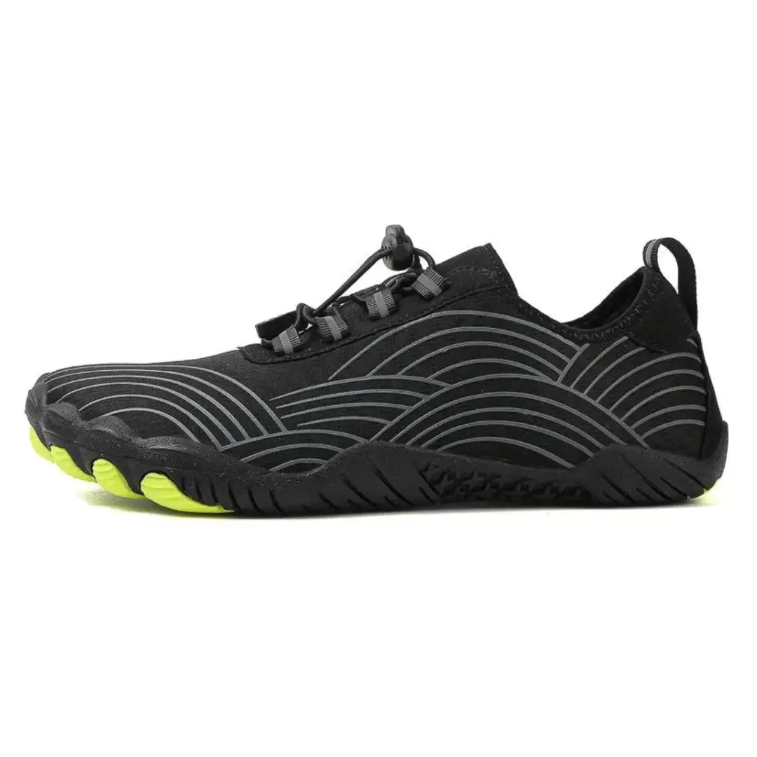 Comfortable unisex lace-up casual shoes, featuring a wide toe box & flexible sole.