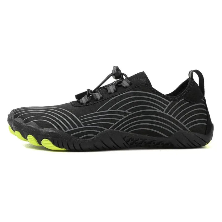 Comfortable unisex lace-up casual shoes, featuring a wide toe box & flexible sole.
