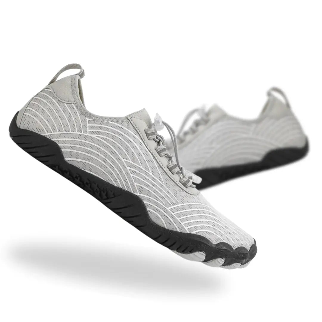 Minimalist everyday barefoot shoes, unisex, with lace-up design for flexible comfort.