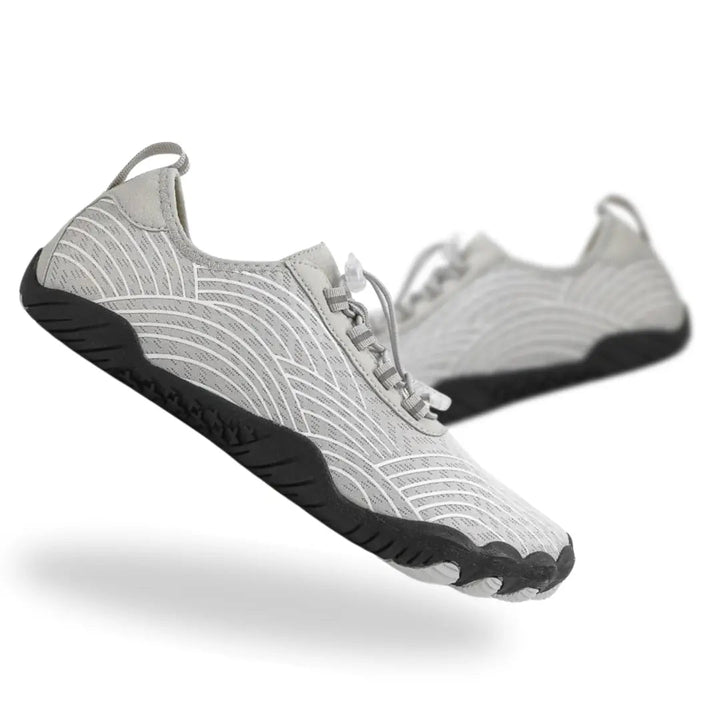 Minimalist everyday barefoot shoes, unisex, with lace-up design for flexible comfort.