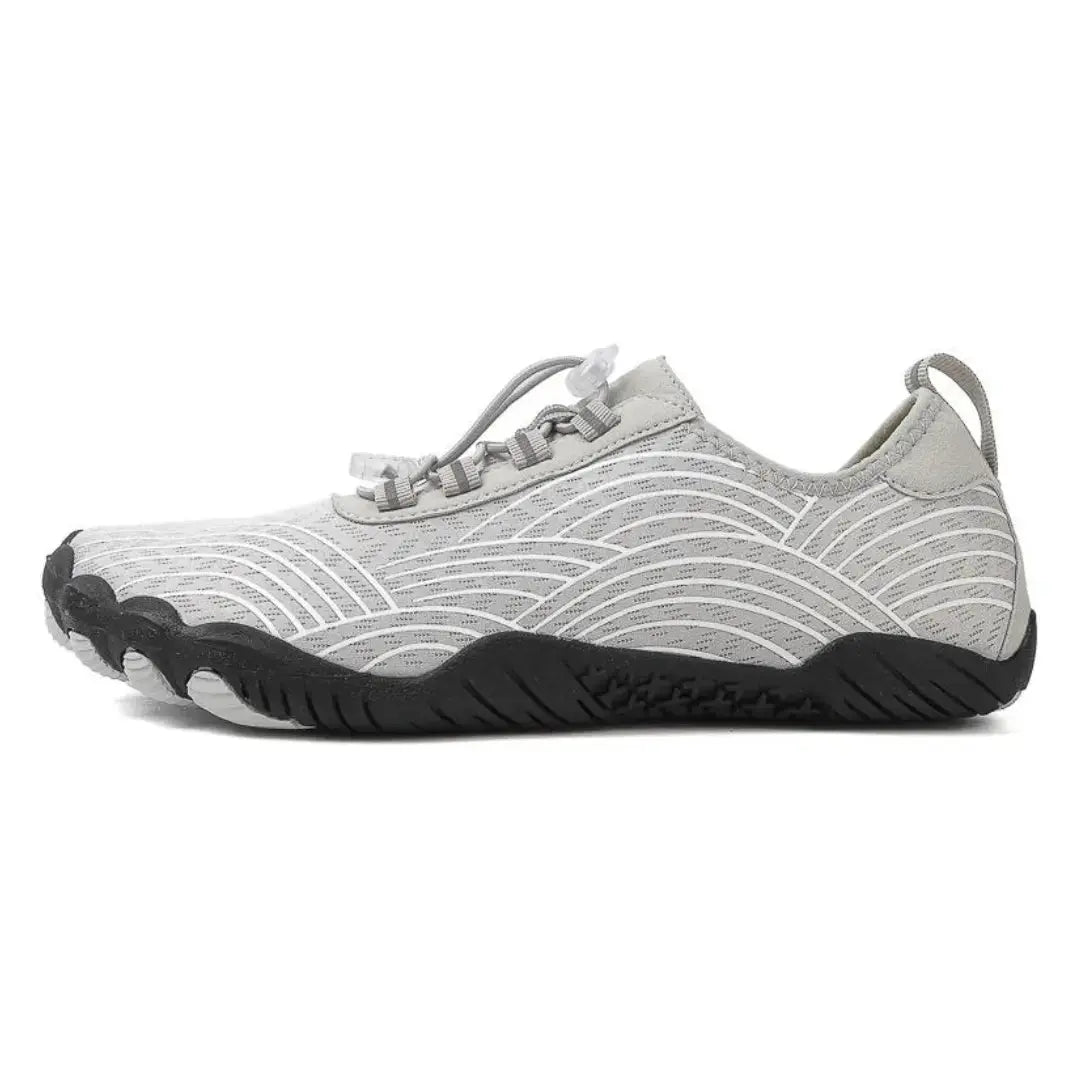 Lightweight unisex lace-up barefoot shoes, perfect for a natural stride & comfort.