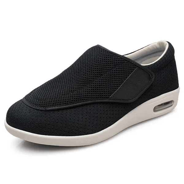 Unisex extra wide diabetic shoes with memory foam for ultimate comfort and pressure relief.