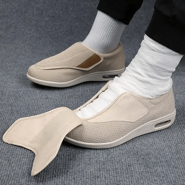Ultimate comfort diabetic walking shoes for sensitive feet, featuring supportive memory foam.