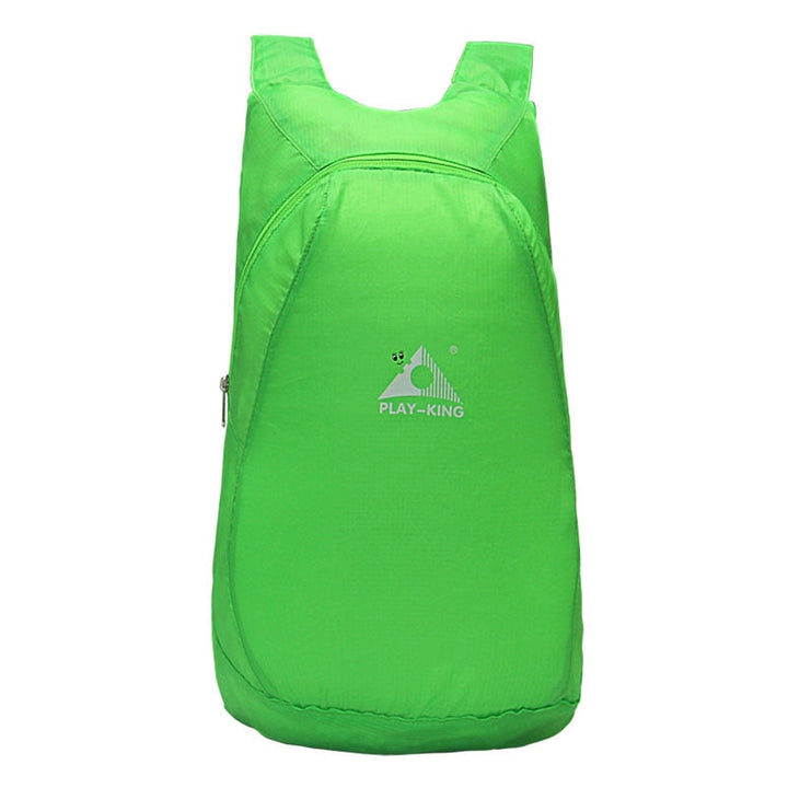 Foldable 20L travel backpack, unisex water-resistant design ideal for commuters.