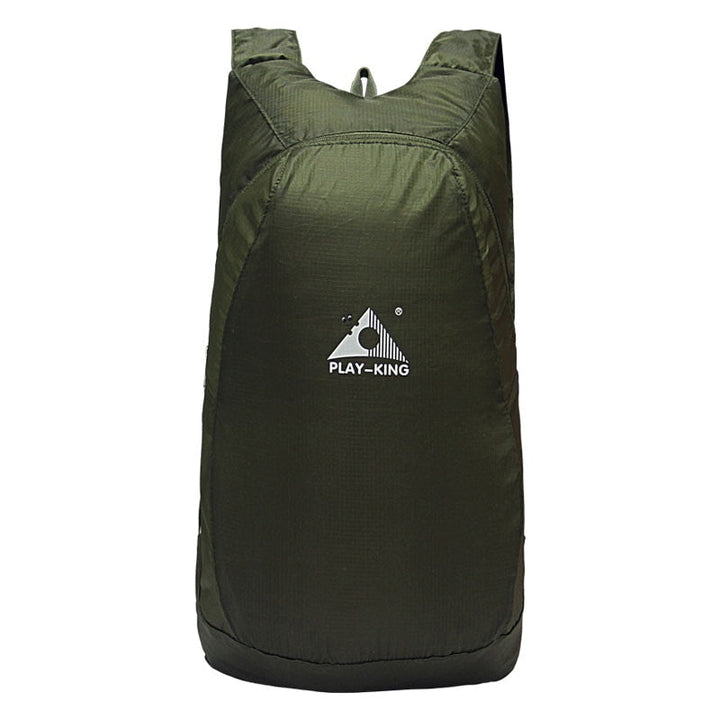 Foldable 20L daypack, lightweight & water-resistant for unisex travel.