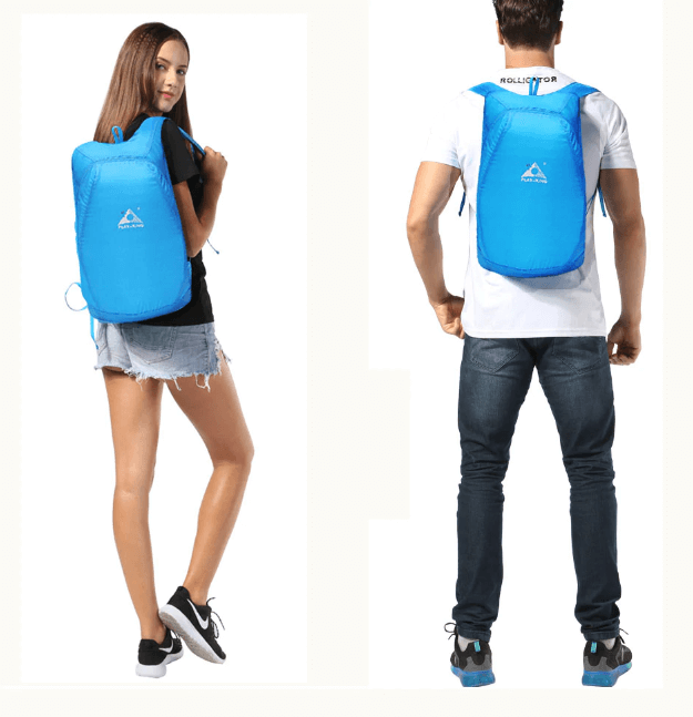 Portable 20L backpack, water-resistant & foldable, excellent for urban commutes.