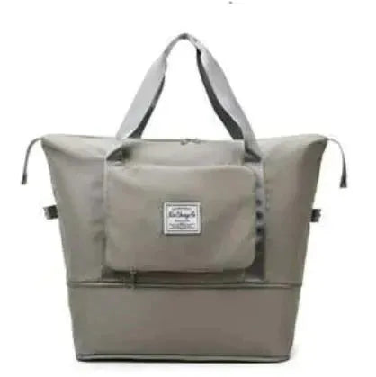 Durable foldable travel bag for easy storage. Ideal carry-on or gym essential.