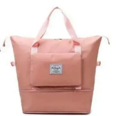 Foldable travel duffel: lightweight, portable, and spacious for all your travel needs.