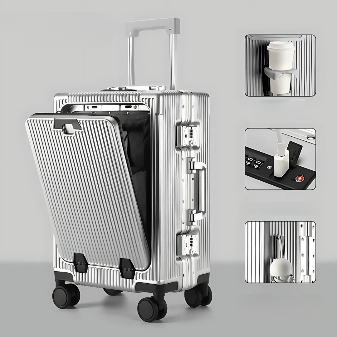 Versatile hardshell carry-on for business travel or weekend trips, with smart, durable design.