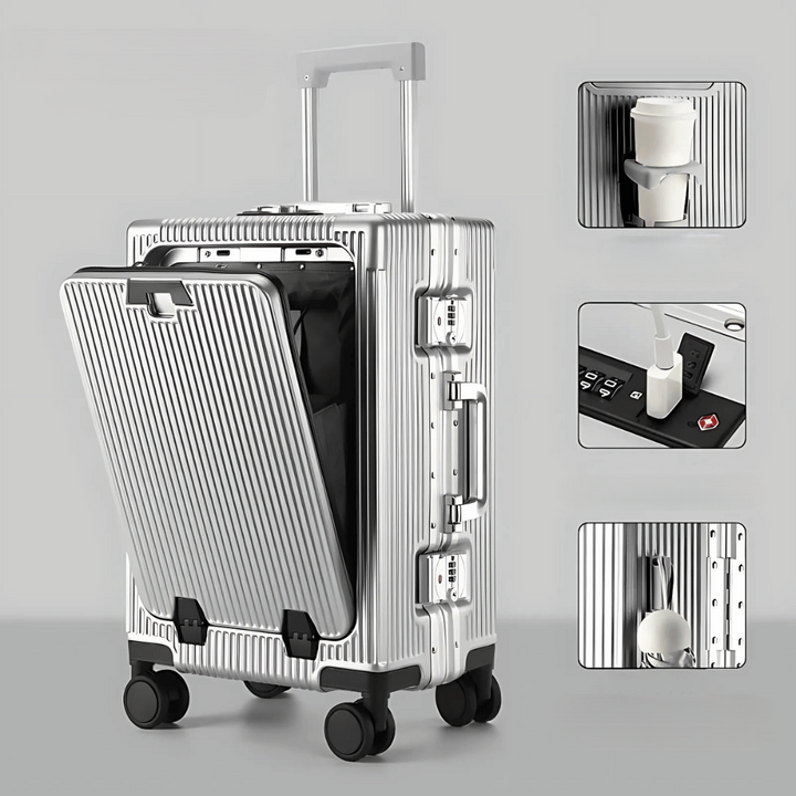 Versatile hardshell carry-on for business travel or weekend trips, with smart, durable design.