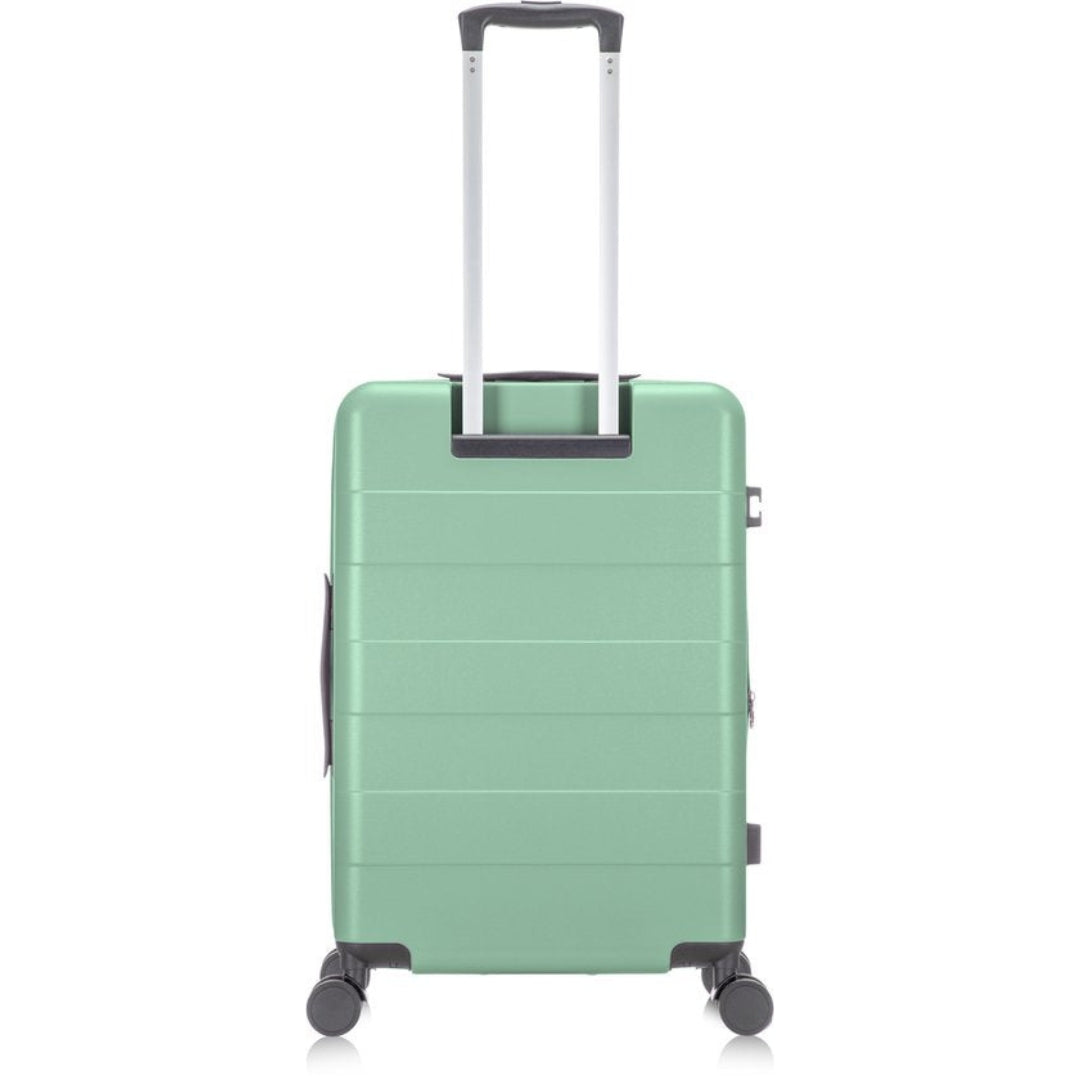 Premium hardshell travel case, Vienna, with a padded laptop section and convenient TSA combination lock.