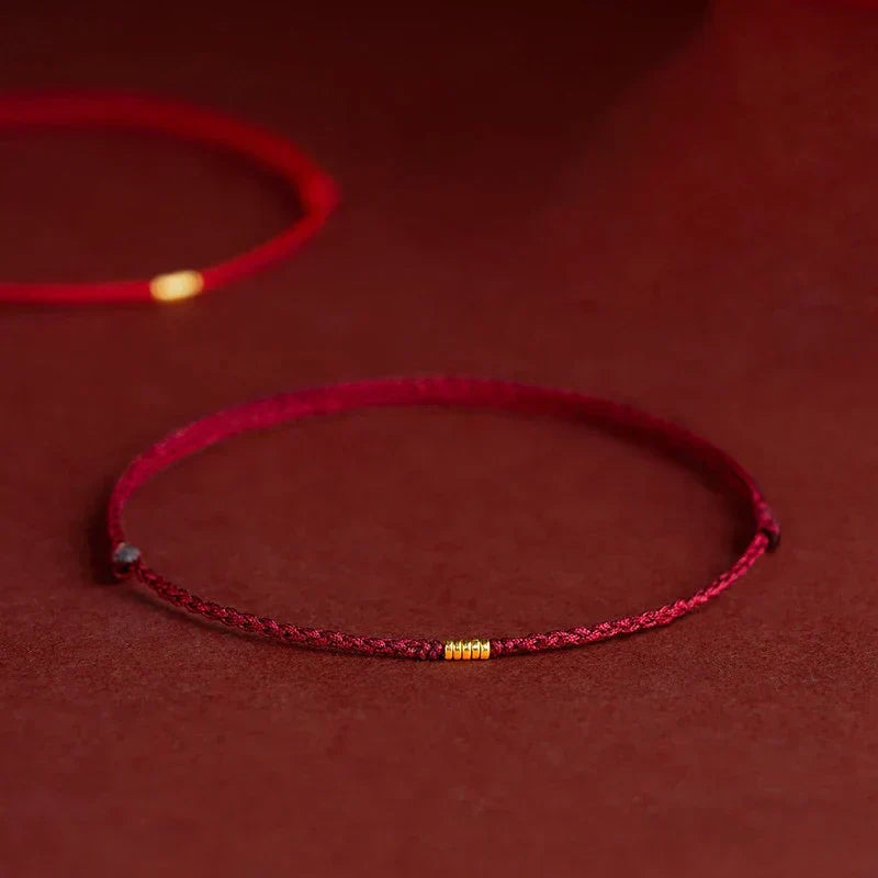 Unisex Harmony Energy Bracelet, handcrafted Tibetan blessing jewelry for spiritual mindfulness.