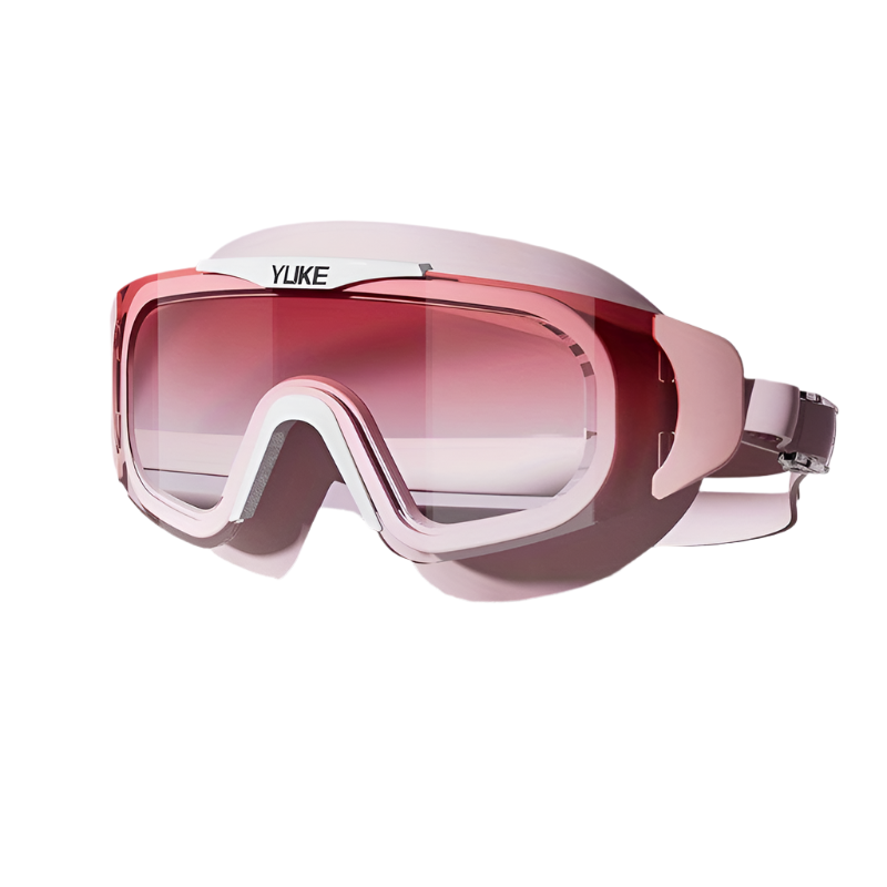 Waterproof unisex swimming goggles, offering crystal clear vision for triathlon, pool, & open water swim.