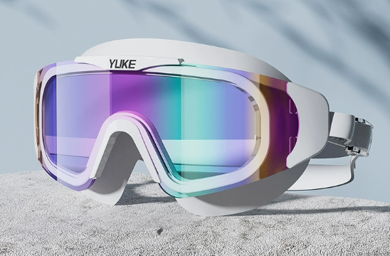 Unisex swimming goggles with comfortable fit & anti-fog, clear vision for adults in pool or open water.