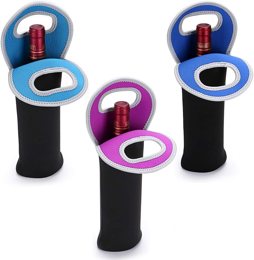 Unisex insulated dual wine bottle carrier bag for travel and picnics.