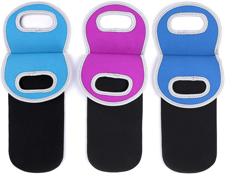 Unisex insulated wine bottle bag, perfect for carrying two bottles safely.