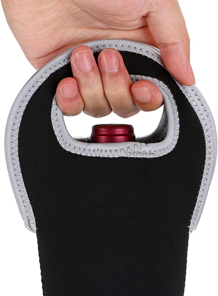 Insulated bottle tote for two wines, a versatile travel and picnic accessory.