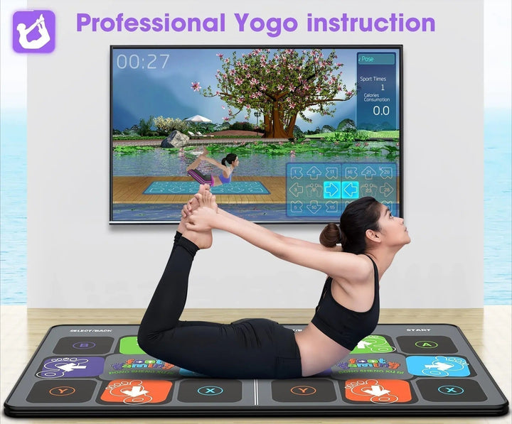 Fun interactive dance mat: Great gift for family fitness, home entertainment, and active kids.