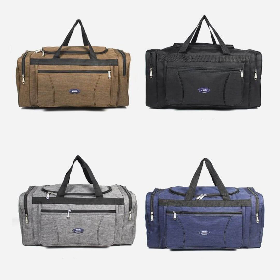 Unisex large waterproof travel duffle bag for multi-use trips, ideal as a gym, weekend, or carry-on luggage.