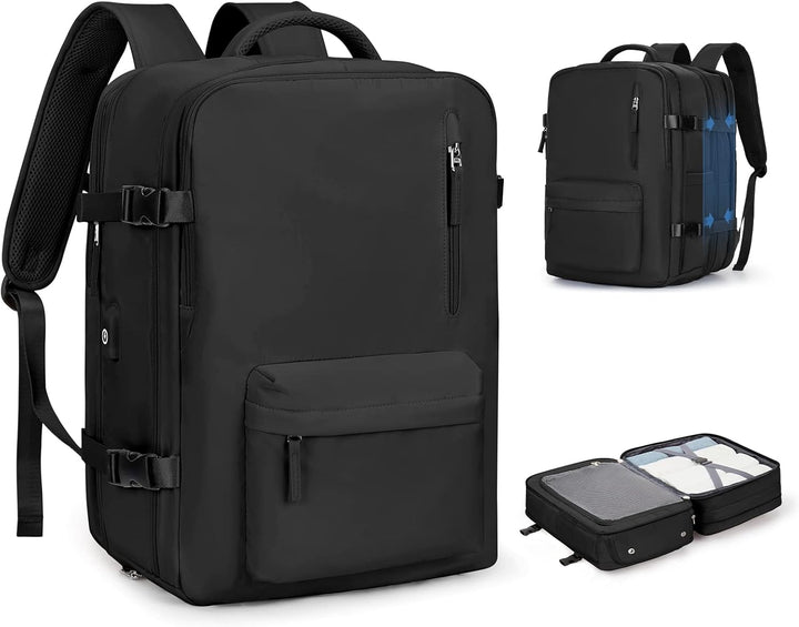 Unisex multi-compartment laptop bag with adjustable shoulder strap, ideal for daily commutes.
