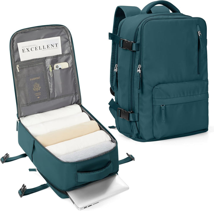 Modern multi-compartment tech bag, adjustable for optimal comfort during commutes.