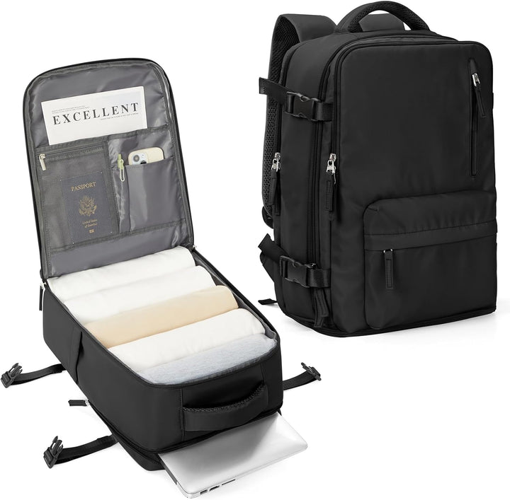 Unisex student laptop bag, multi-compartment, with comfortable adjustable shoulder strap.