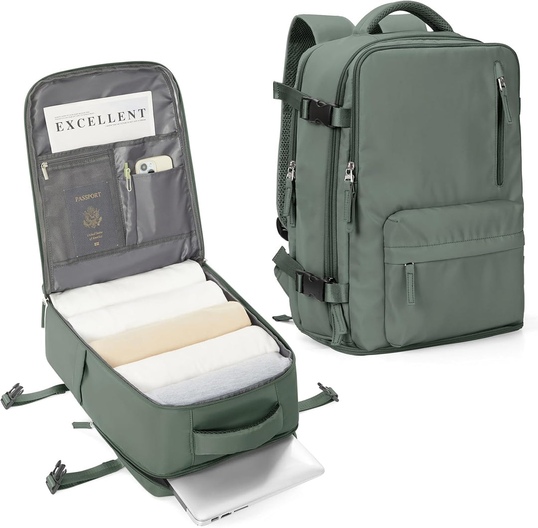 Sleek tech bag for daily commutes, unisex design, fits laptops & offers organized storage.