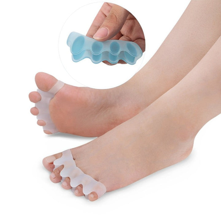 Orthopedic hammer toe splint for foot care, providing alignment & pain relief for bent toes.