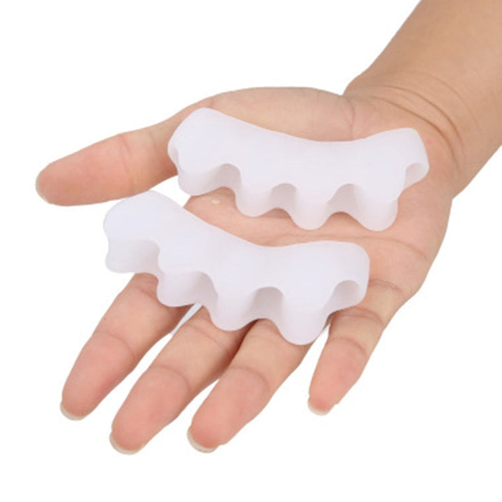 Adjustable hammer toe corrector splint for comfort, aligning toes & reducing foot pain. Unisex.