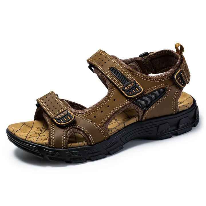 Improve balance & comfort with these unisex orthopedic velcro sandals, offering adjustable foot support.