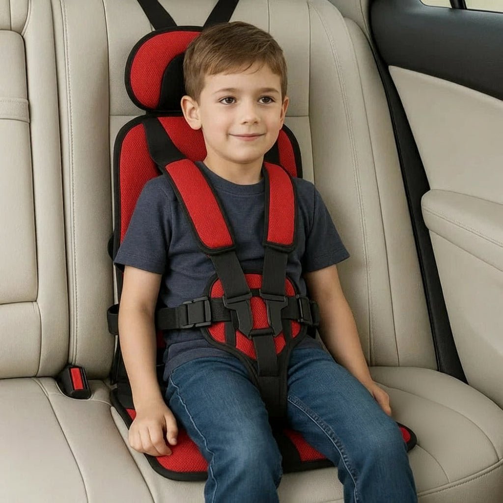 Toddler & kids safety travel car seat, compact & adjustable for secure vehicle journeys.