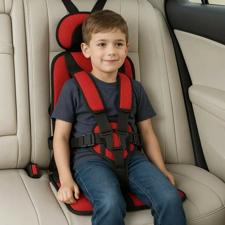 Toddler & kids safety travel car seat, compact & adjustable for secure vehicle journeys.