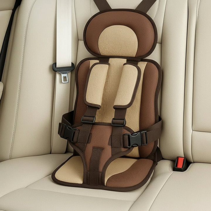 Secure unisex portable car seat for children, ensuring travel safety with easy installation for any vehicle.