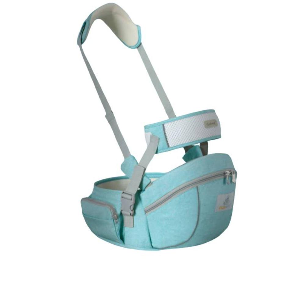 Adjustable unisex hip seat baby carrier, perfect for newborns to toddlers. Provides ergonomic support & promotes parent comfort.