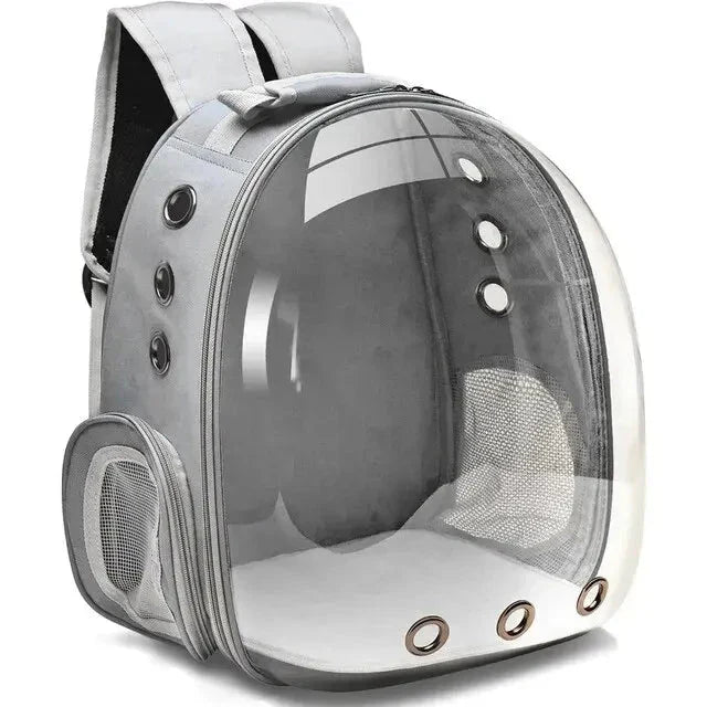 Compact pet carrier bag for car use, ensuring secure and comfortable pet travel.