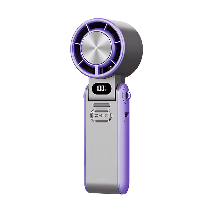 Unisex portable turbo cooling handheld fan for instant chill. Rechargeable personal cooler, ideal for summer.